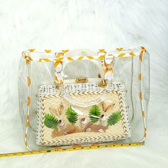 Clinique transparent tote bag glass handle - Picture 5 of 5
